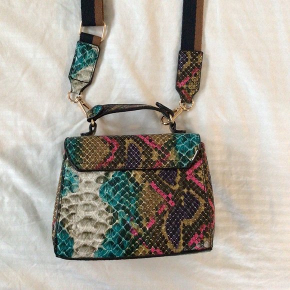 Urban Outfitters Faux Snakeskin Multi-color Mini Bag - Picture 2 of 11